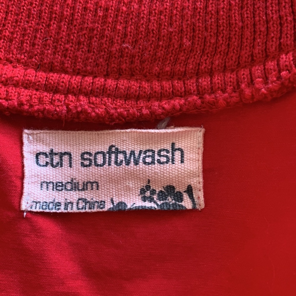 Red cotton jacket - Picture 6 of 7